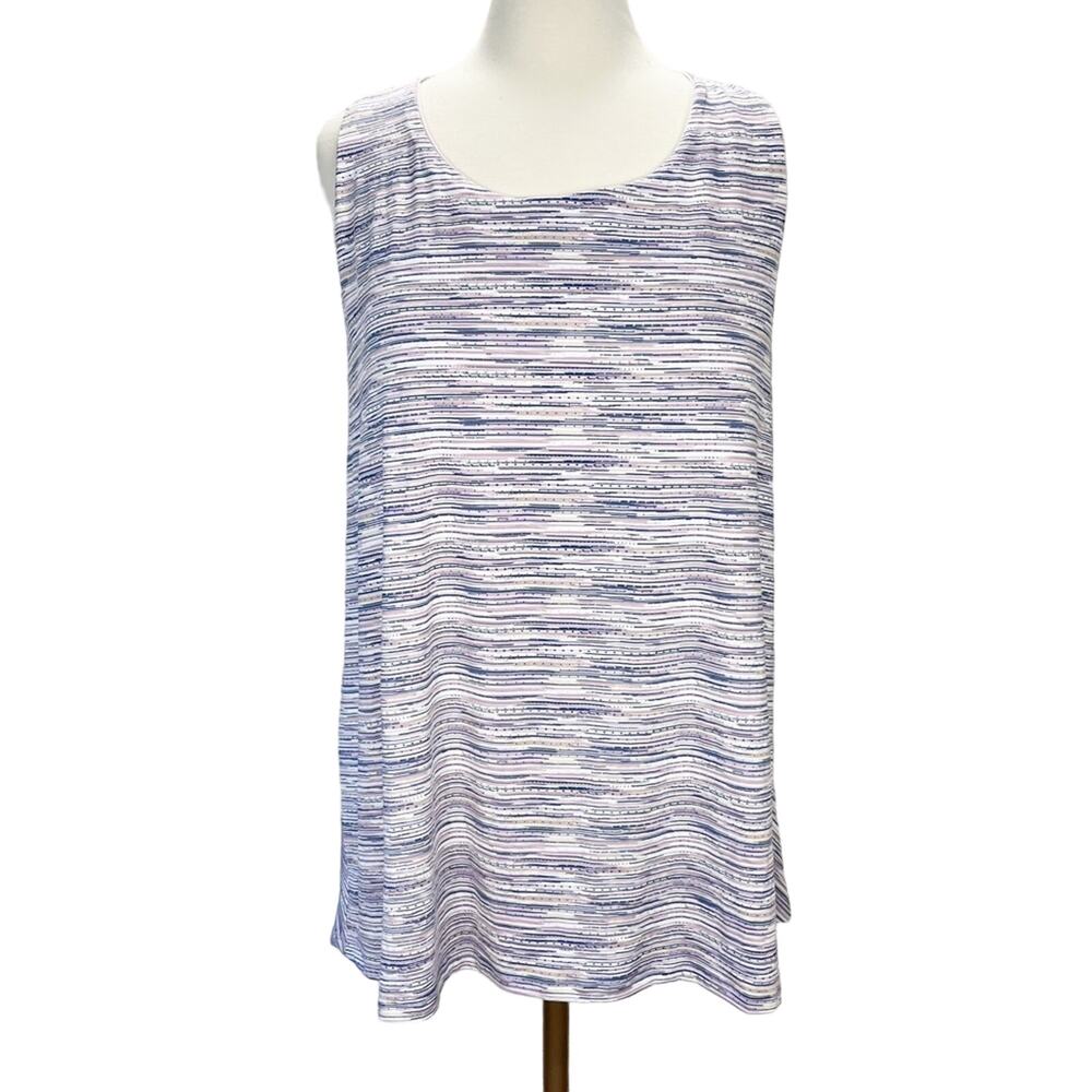 NWT ZELOS | Purple Racerback Tank‎ Top Built In Padded Bra Sleeveless Shirt